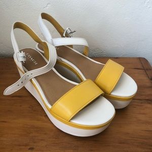 Coach platform sandals